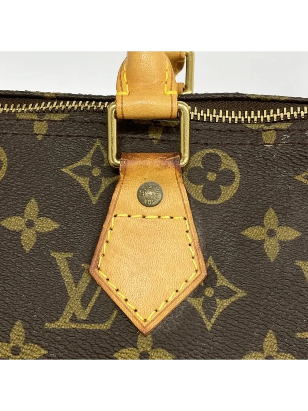 Louis Vuitton Handbag Monogram Speedy 30 Brown